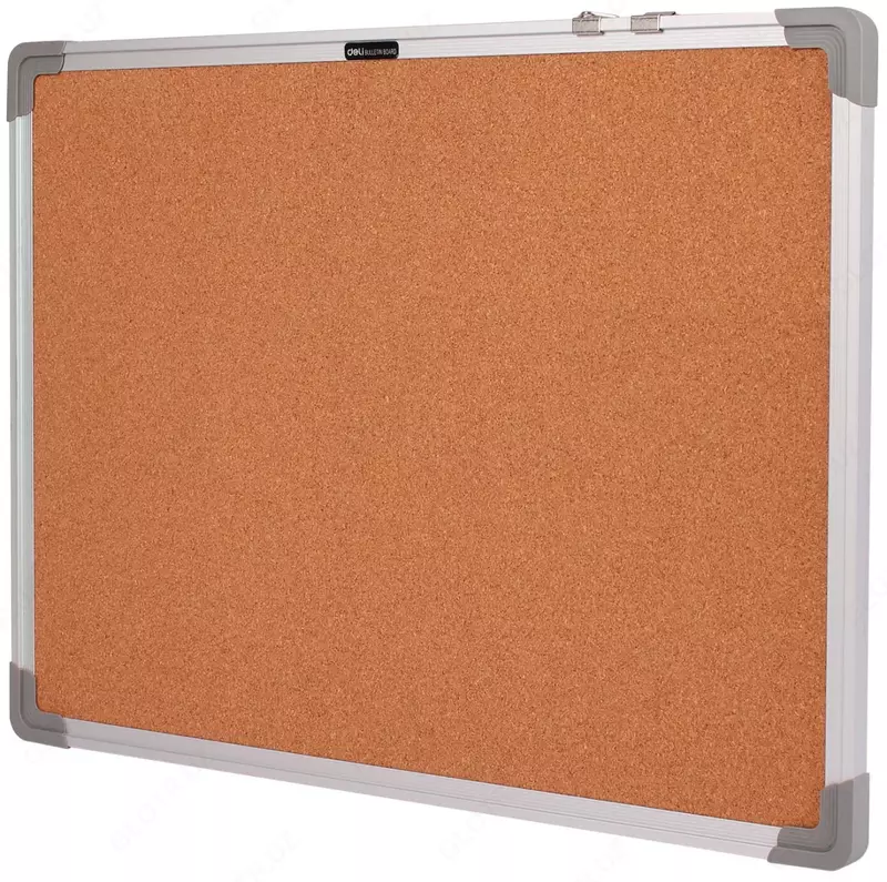 Пробковая демонстрационная доска "Deli" 60 х 45 см (Арт. - 39052)