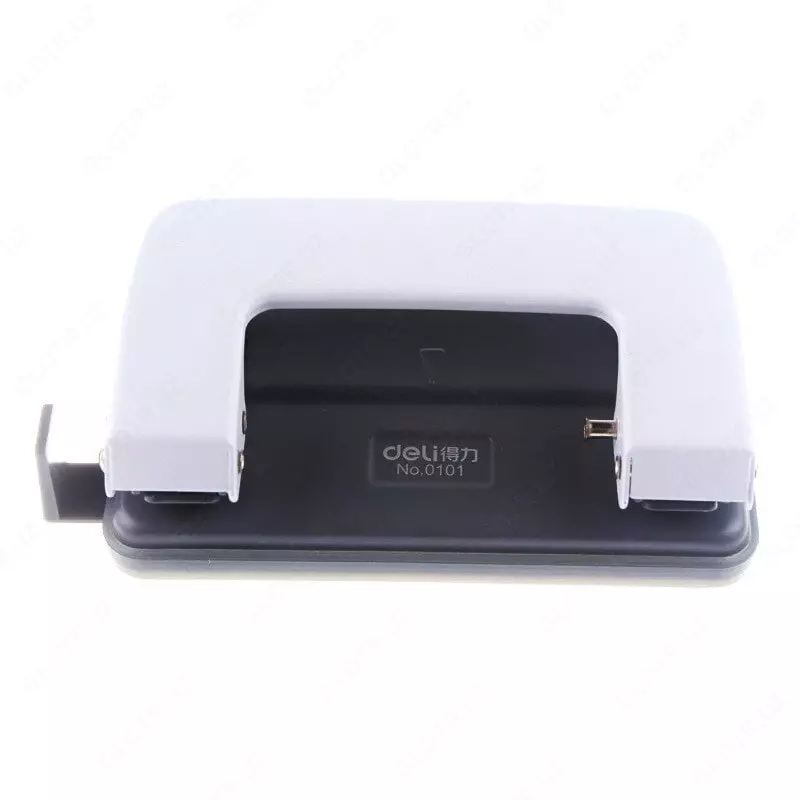 Канцелярский дырокол "Deli", с двумя отверстиями, 12 листов (Арт. - 0101)