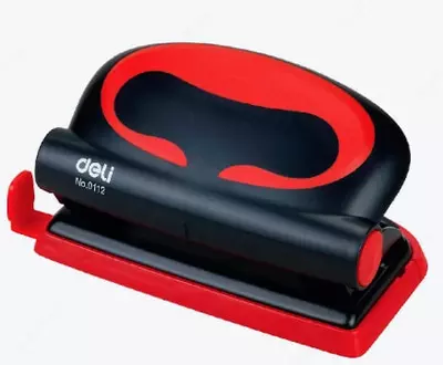 Канцелярский дырокол "Deli", с двумя отверстиями, 10 листов (Арт. - 0112)