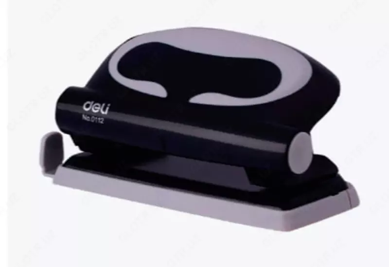 Канцелярский дырокол "Deli", с двумя отверстиями, 10 листов (Арт. - 0112)