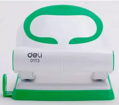 Канцелярский дырокол "Deli", с двумя отверстиями, 20 листов (Арт. - 0113)