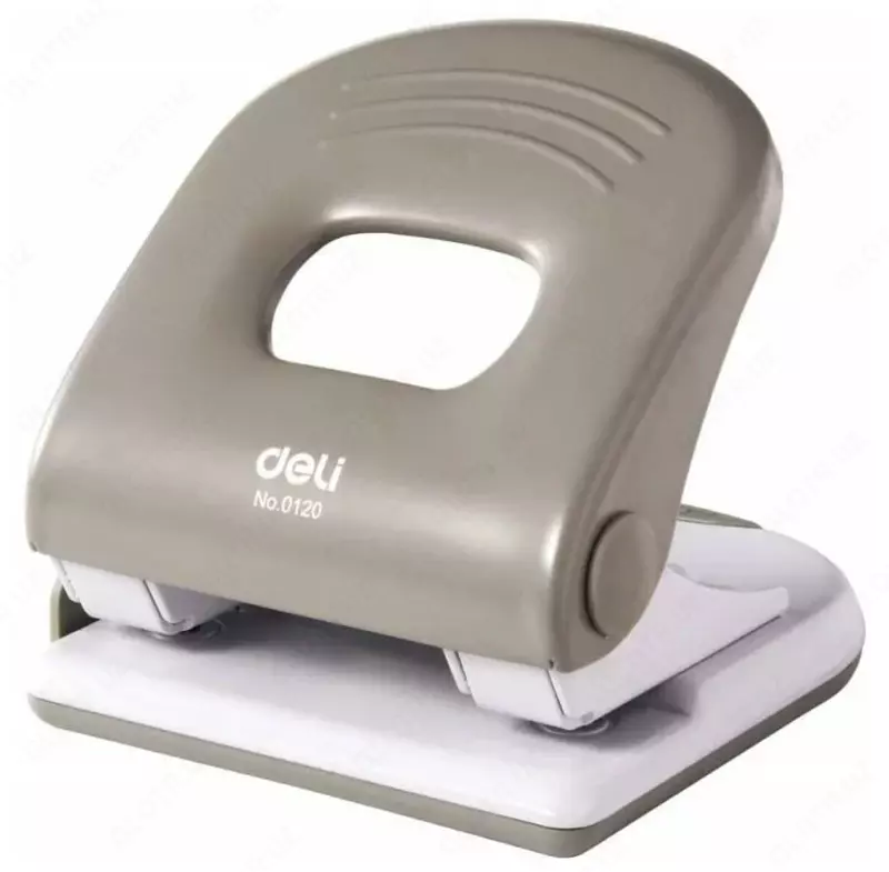 Kantselyariya puncheri "Deli", ikkita teshikli, 25 varaq (Art. - 0120-gr)