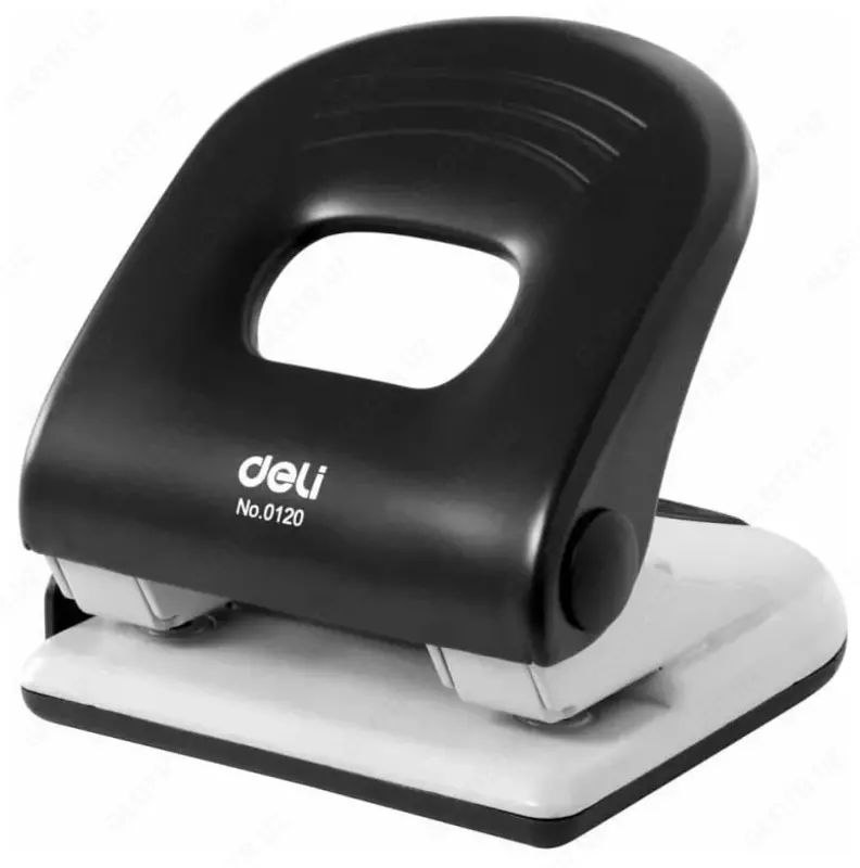 Канцелярский дырокол "Deli", с двумя отверстиями, 25 листов (Арт. - 0120)