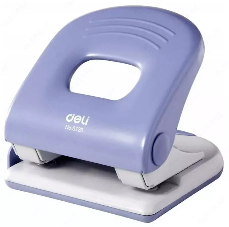 Канцелярский дырокол "Deli", с двумя отверстиями, 25 листов (Арт. - 0120)