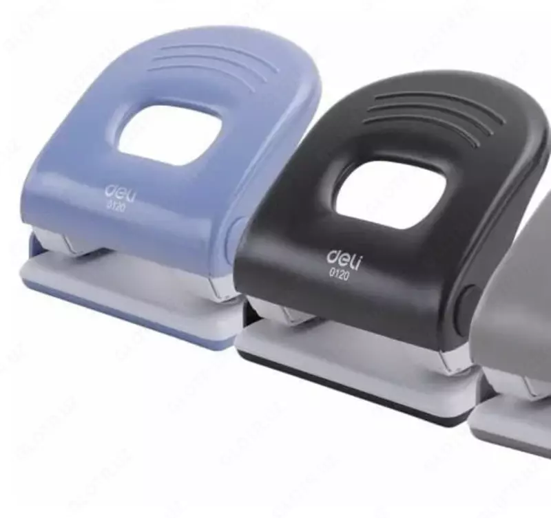 Канцелярский дырокол "Deli", с двумя отверстиями, 25 листов (Арт. - 0120)