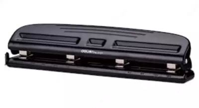 Канцелярский дырокол "Deli" с четырьмя отверстиями, 10 листов (Арт. - 0121)