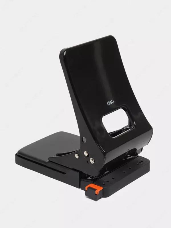 Канцелярский дырокол "Deli PowerSaving", с двумя отверстиями, 45 листов (Арт. - 0143bk)