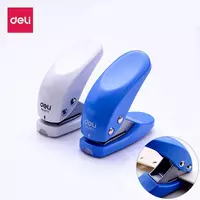 Канцелярский мини-дырокол "Deli" одно отверстие