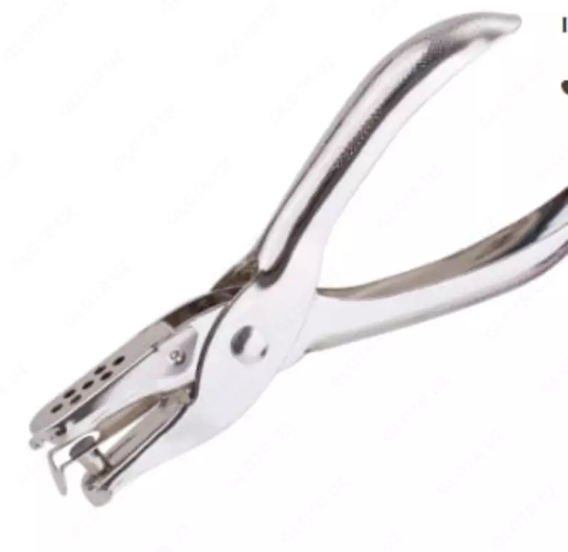 Стальной Дырокол-плоскогубцы "Deli START" одно отверстие, 8 листов (Арт. - 0114)