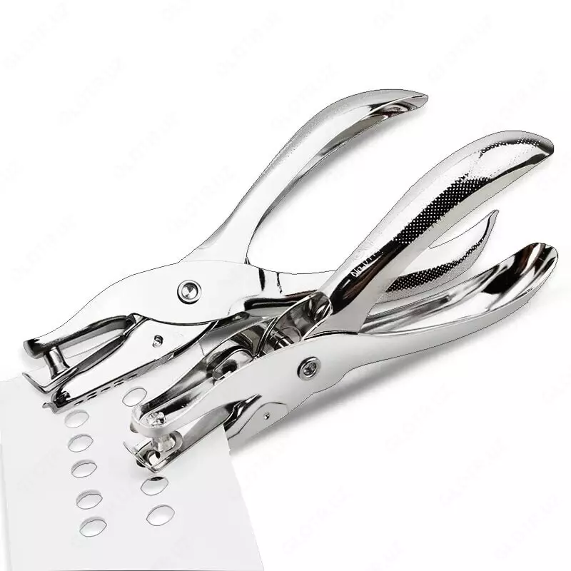 Стальной Дырокол-плоскогубцы "Deli START" одно отверстие, 8 листов (Арт. - 0114)