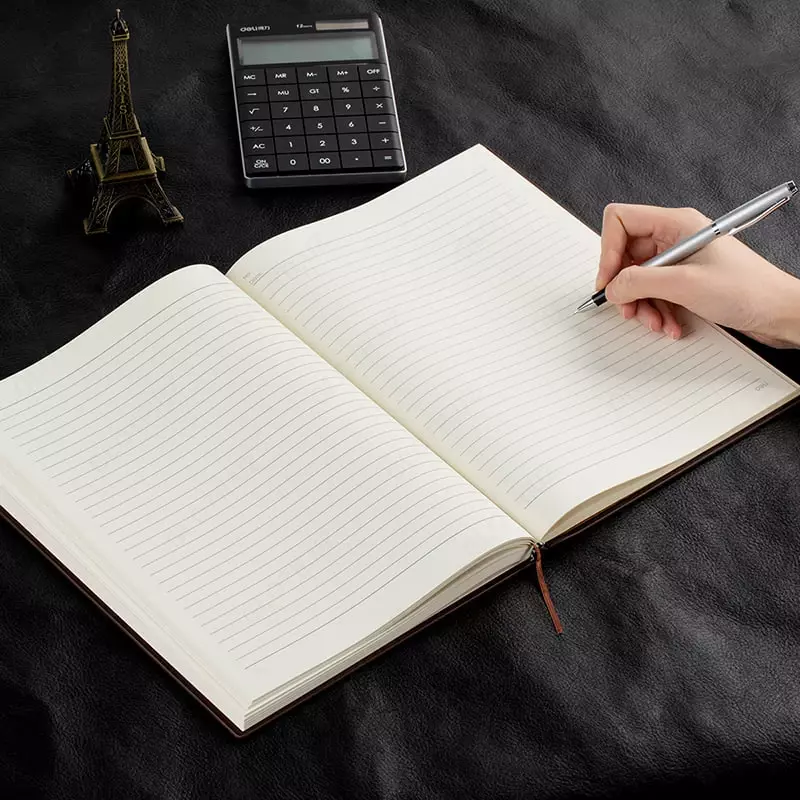 Ежедневник "Deli Concise" 270 х 195 мм, А4, 100 листов (Арт. - 3306-br)