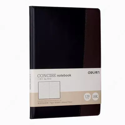 Kundalik "Deli Concise" 270 x 195 mm, A4, 120 varaq (Art. - 7910)