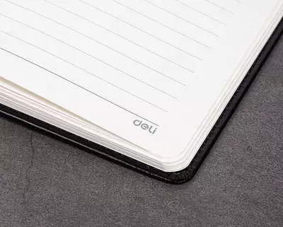 Ежедневник "Deli" 143 х 205 мм, А5, 120 листов (Арт. - 3315-bk)