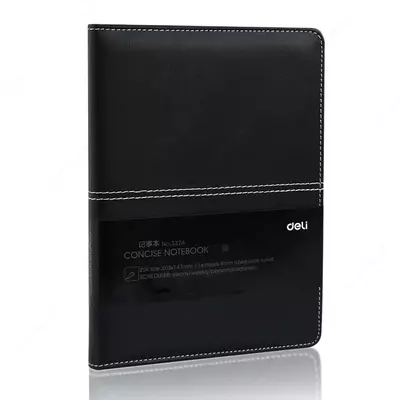 Ежедневник "Deli" 205 х 143 мм, А5, 112 листов (Арт. - 3324bk)