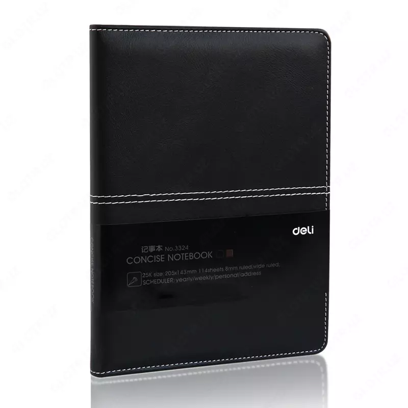 Ежедневник "Deli" 205 х 143 мм, А5, 112 листов (Арт. - 3324bk)