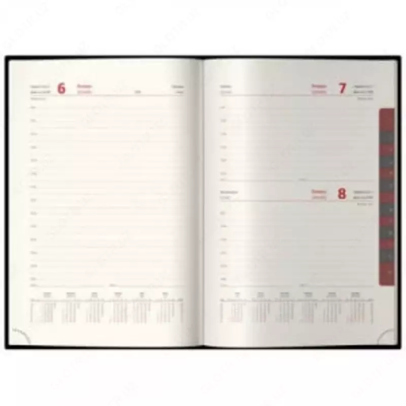 Kundalik "Delucci" 175 x 250 mm, A4-(B5), 184 varaq (Art. - DD3_90401)