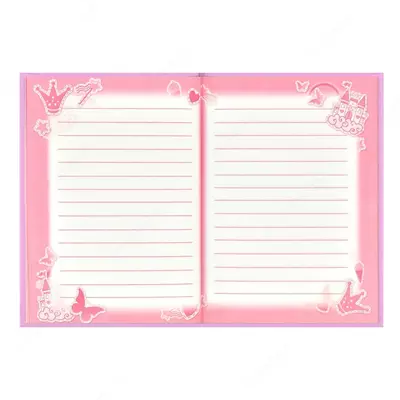 Ежедневник девочки Феникс+ "Пандочка" 152 х 110 мм, А6, 64 листа (Арт. - 44557)