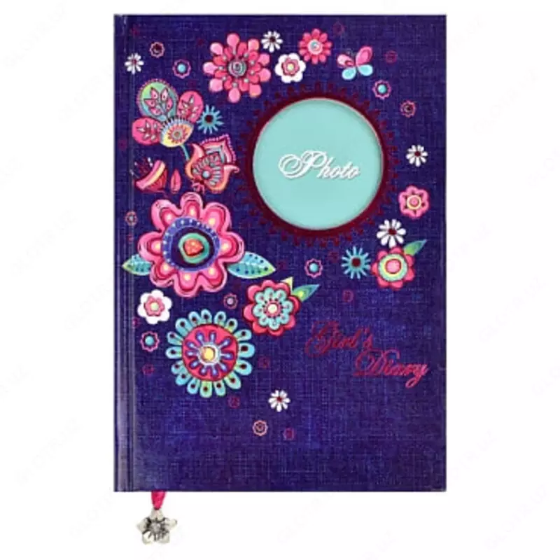 Ежедневник девочки Феникс+ "Цветы и Джинс" 178 х 125 мм, А6+, 80 листов (Арт. - 39790)