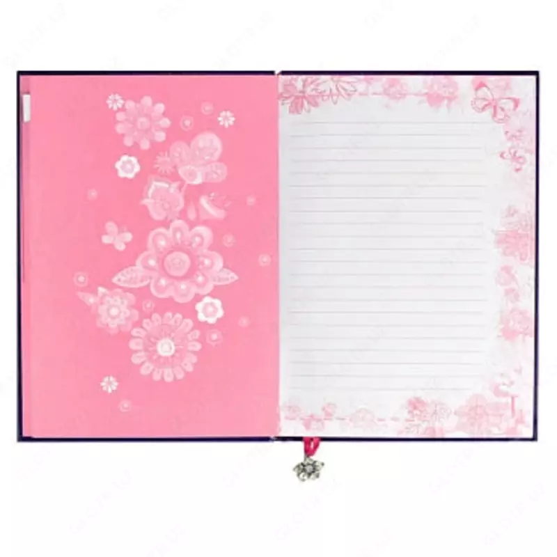 Ежедневник девочки Феникс+ "Цветы и Джинс" 178 х 125 мм, А6+, 80 листов (Арт. - 39790)