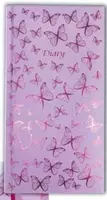 Ежедневник Феникс+ "Бабочки на сиреневом" 110 х 196 мм