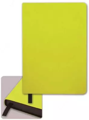 Ежедневник Феникс+ "Наппа" желтый неон 210 х 145 мм, А5, 136 листов (Арт. - 45277)