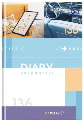 Ежедневник BG "Urban style" 7БЦ 210 х 145 мм, А5, 136 листов (Арт. - ЕН5т136_лм_9971)