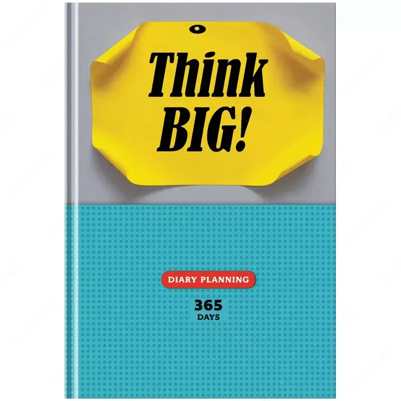 Kundalik BG "Katta fikrlash" 7BTs 210 x 145 mm, A5, 176 varaq (Art. - EN5t176_lm_9988)