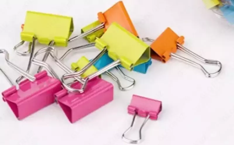 "Deli" qog'ozlari uchun metall qisqich 15, 19, 25 mm (Art.- 8560)