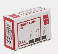 3 700 so'm "Deli" qog'ozlari uchun metall qisqich 19 mm (Art.- 38565)