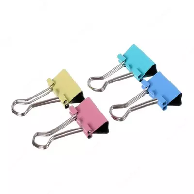 Металлический Зажим для бумаг "Deli" 19 мм (Арт.- 8495)