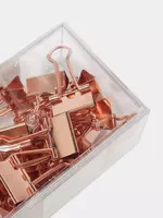 Металлический Зажим для бумаг "Deli" 19 мм (Арт.- 78200-CRG) - 27 000 сум