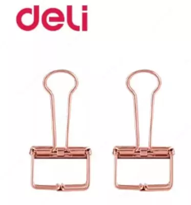 Металлический Зажим для бумаг "Deli" 19 мм (Арт.- 9414-CGD)