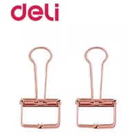 Металлический Зажим для бумаг "Deli" 19 мм (Арт.- 9414-CGD)