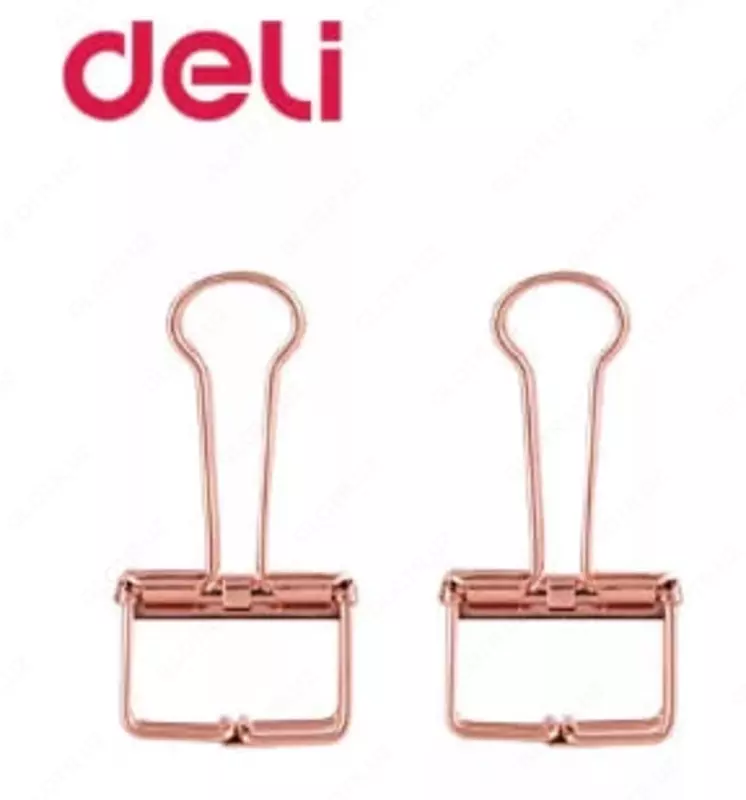 "Deli" qog'ozlari uchun metall qisqich 19 mm (Art.- 9414-CGD)