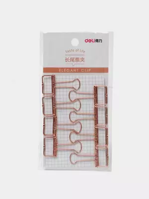 Металлический Зажим для бумаг "Deli" 19 мм (Арт.- 9414-CGD)