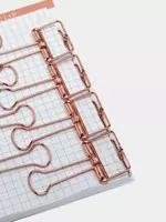 20 000 сум Металлический Зажим для бумаг "Deli" 19 мм (Арт.- 9414-CGD)