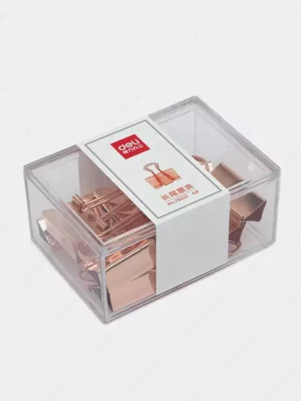 "Deli" qog'ozlari uchun metall qisqich 25 mm (Art.- 78201-CRG)