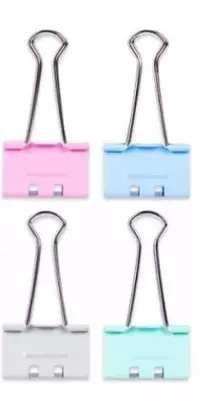 Металлический Зажим для бумаг "Deli" легкое нажатие 19 мм (Арт.- 8555S)