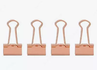 Металлический Зажим для бумаг "Deli" легкое нажатие 19 мм (Арт.- 78204)