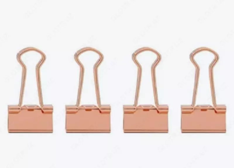 Металлический Зажим для бумаг "Deli" легкое нажатие 19 мм (Арт.- 78204)