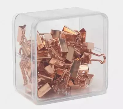 Металлический Зажим для бумаг "Deli" легкое нажатие 19 мм (Арт.- 78204)