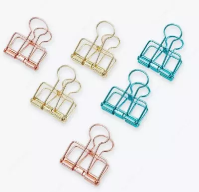 Металлический Зажим для бумаг "Deli" легкое нажатие 19 мм (Арт.- 78206)