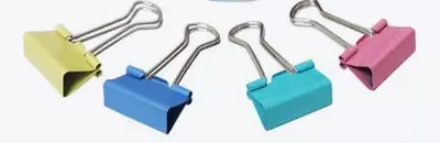 Металлический Зажим для бумаг "Deli" легкое нажатие 25 мм (Арт.- 8554-S)