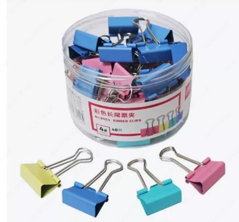 "Deli" qog'ozlari uchun metall qisqich engil bosim 25 mm (Art.- 8554-S)