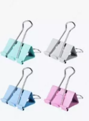 Металлический Зажим для бумаг "Deli" легкое нажатие 41 мм (Арт.- 8552-S)