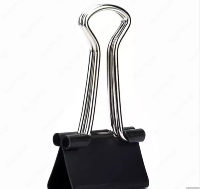 Металлический Зажим для бумаг "Deli" легкое нажатие 41 мм (Арт.- 8562-S)