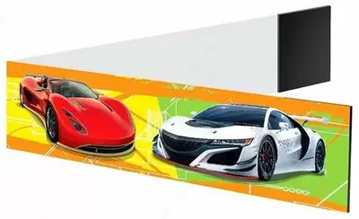 Дизайнерская закладка-магнит для книг ArtSpace "Спортивные автомобили" 200 х 25 мм (Арт.- 243762)