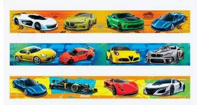 Дизайнерская закладка-магнит для книг ArtSpace "Спортивные автомобили" 200 х 25 мм (Арт.- 243762)