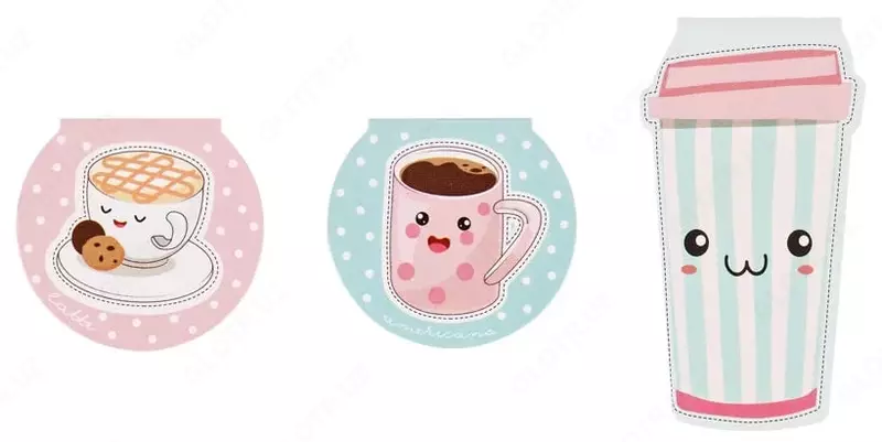 MESHU "Qahva" dizayn magnit xatcho'p 58 x 28 mm (Art.- MS_39401)