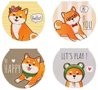 Dizayn magnit xatcho'p MESHU "Yoqimli it" 35 x 35 mm (Art.- MS_39407)